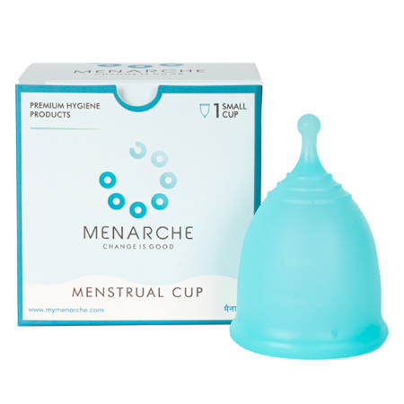Menarche Silicone menstrual cup Small for rash free periods